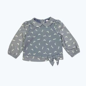 Janie and Jack Fox print top for babies. As 6-12 months